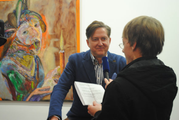 Interview Weser TV mit UW Röpke zum Oltmanns Kunstpreis, 
